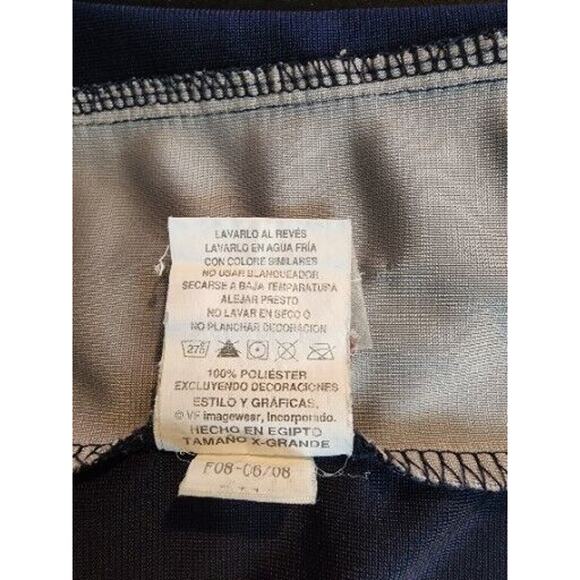 New England Patriots Men's XL Navy/Grey Jersey NFL Team Apparel Large Spell-out - Picture 6 of 7